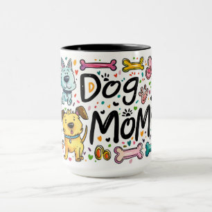 Cute Dog Mum Wrap Mug