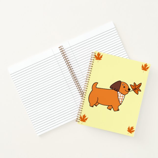 cute dog 🤎🍪🍁 notebook (Inside)