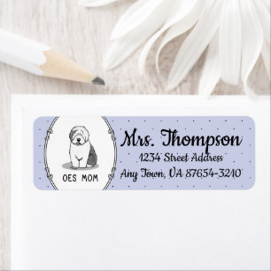 Cute Dog OES Mum Old English Sheepdog Mum (Grey 1)