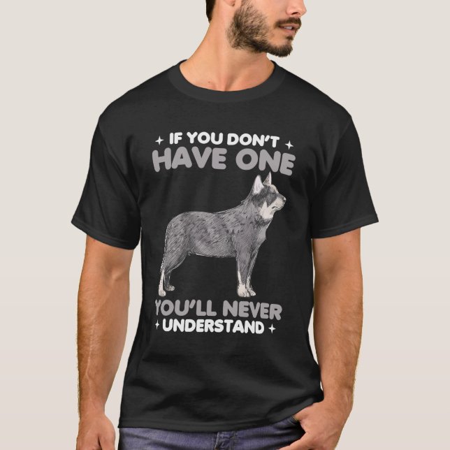 Cute Dog Owner Australian Cattle Dog Puppy Lover T-Shirt (Front)