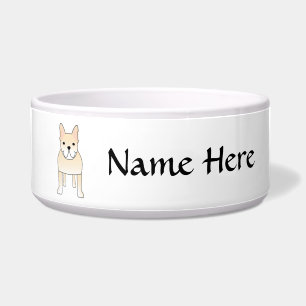 Cute Dog. Pale Cream French Bulldog.