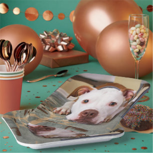 Cute Dog Paper Plate