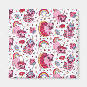 Cute dog pattern for dog lovers magnet