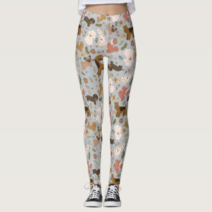 Cute Dog Pattern Leggings