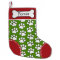 Cute Dog Paw Print Pattern Custom Pet Name