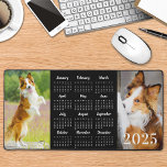 Cute Dog Personalised 2 Simple Photo 2025 Calendar Desk Mat<br><div class="desc">Introducing the 2025 Modern Desk Mat and Mouse Pad – your ultimate companion for a stylish and functional home office or work environment. This innovative desk accessory seamlessly combines practicality with a personal touch, making it a must-have for every workspace. Crafted with a sleek, modern design, this desk mat not...</div>