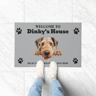 Cute Dog Photo Doormat