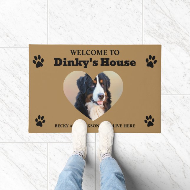 Cute Dog Photo Doormat (Indoor)