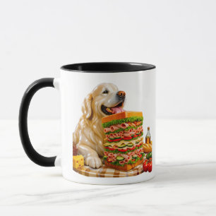 Cute Dog Picnic Mug