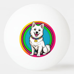 🏓 Cute Dog Ping Pong Ball Funny Pet Gift Fun