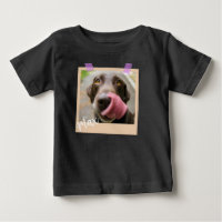 Cute Dog Polaroid Style Photo Art