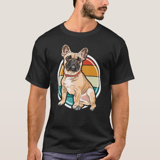 Cute Dog Pug T-Shirt (Front)