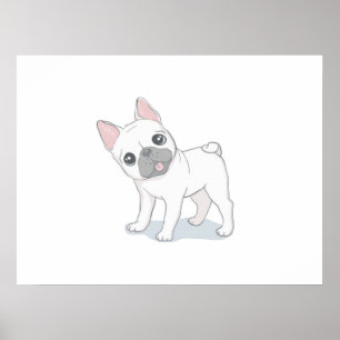 Cute Dog Puppy   Gift For Dog Lovers Poster