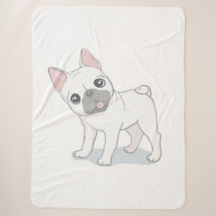 Cute Dog Puppy Gift For Dog Lovers Sherpa Blanket