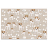 Puppy Dog Paw Prints Trendy Rose Gold Tissue Paper