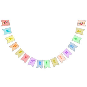Cute Dog Puppy Themed Kid's Birthday Party Bunting