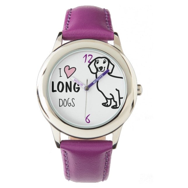 Cute Dog Purple Watch (Front)
