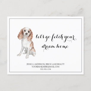 Cute Dog Real Estate Buying Marketing   Postcard