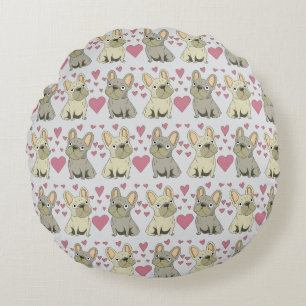 Cute Dog Round Cushion