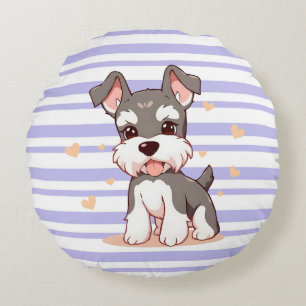 Cute Dog Round Cushion