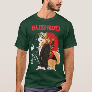 Cute dog shiba inu samuray bushido way  T-Shirt