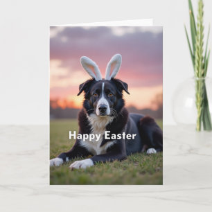 Cute Dog Springtime Celebration Card