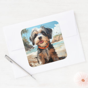 Cute dog sticker
