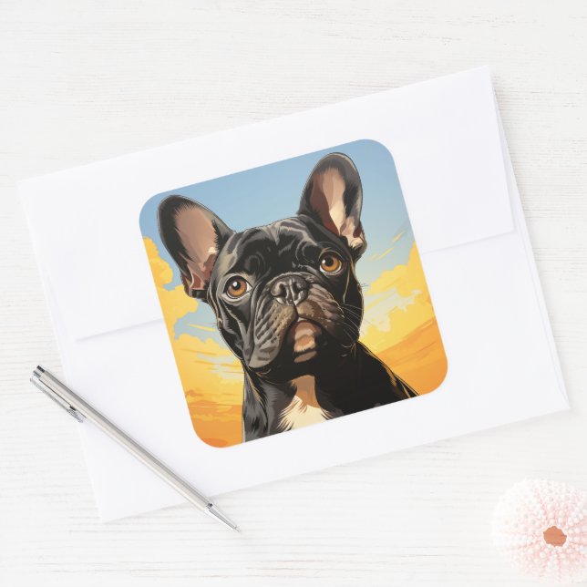 Cute dog sticker (Envelope)