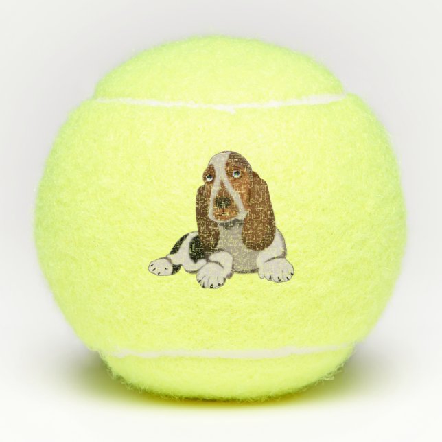 Cute Dog Tennis Balls (Front)