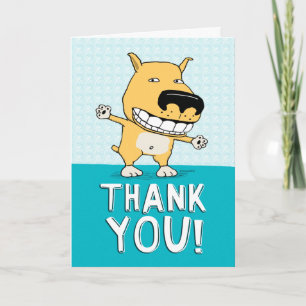 Cute Dog Thank You card