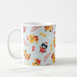 Cute Dog Themed Christmas Coffee Mug