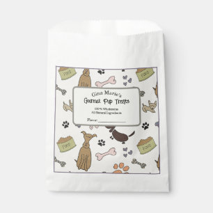 Cute Dog Treats Favour Bags