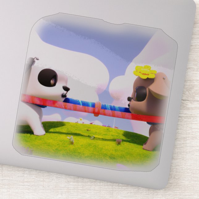 Cute Dog Tug of War Toy (Detail)