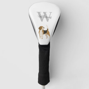Cute Dog Watercolor Personalised  Golf Head Cover