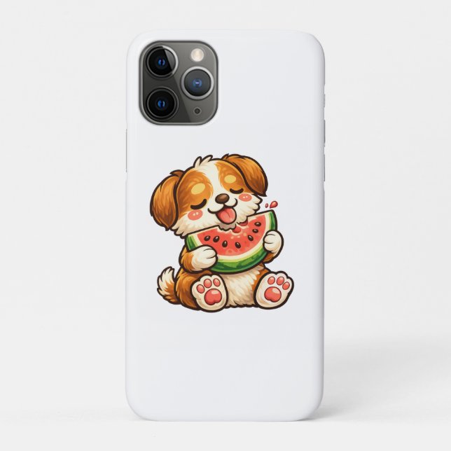 Cute Dog Watermelon Case-Mate iPhone Case (Back)