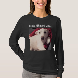 Cute Dog with Dad Valentines Day T-Shirt