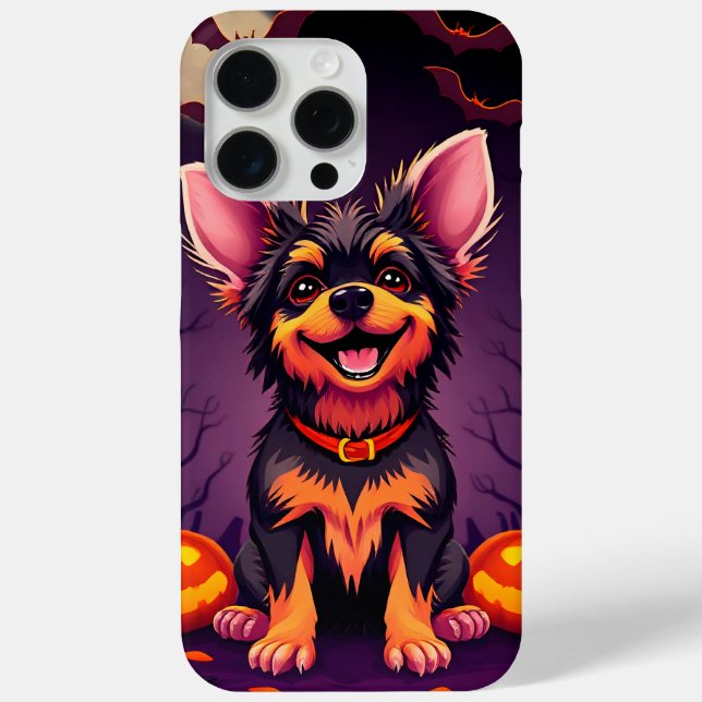 Cute Dog With Halloween Decorations Case-Mate iPhone Case (Back)