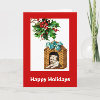 Cute Doggie Christmas Card
