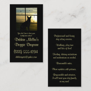 Cute Doggie Daycare Business Card