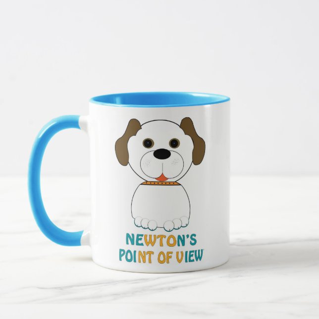 Cute doggie mug to brighten your morning (Left)