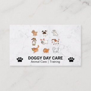 Cute Doggies Assorted Breeds Business Card