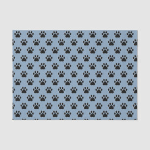 Cute Doggy Black Paws Tissue Paper