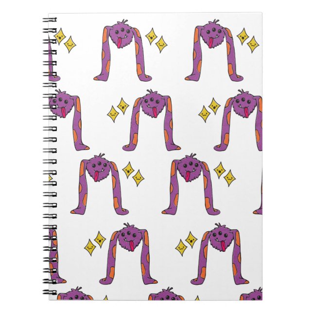 Cute doggy monster notebook (Front)