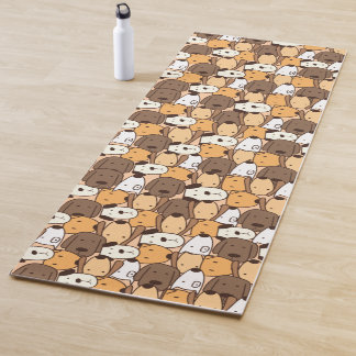 Cute Dogs Animal Pattern Yoga Mat