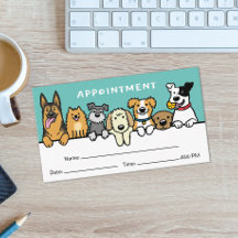 Cute Dogs Appointment Reminder Pet Care Service