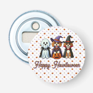 Cute Dogs as ghost, witch, & vampire Bottle Opener