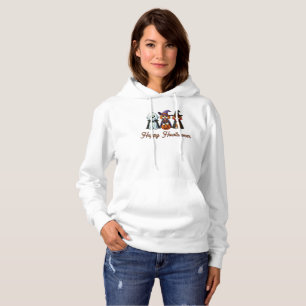 Cute Dogs as ghost, witch, & vampire  Hoodie