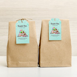 Cute Dogs Birthday Celebration Let's Pawty  Gift T Tags