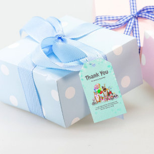 Cute Dogs Birthday Celebration Let's Pawty  Gift T Tags