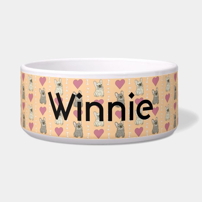 Cute dogs, bones, and hearts (Front)